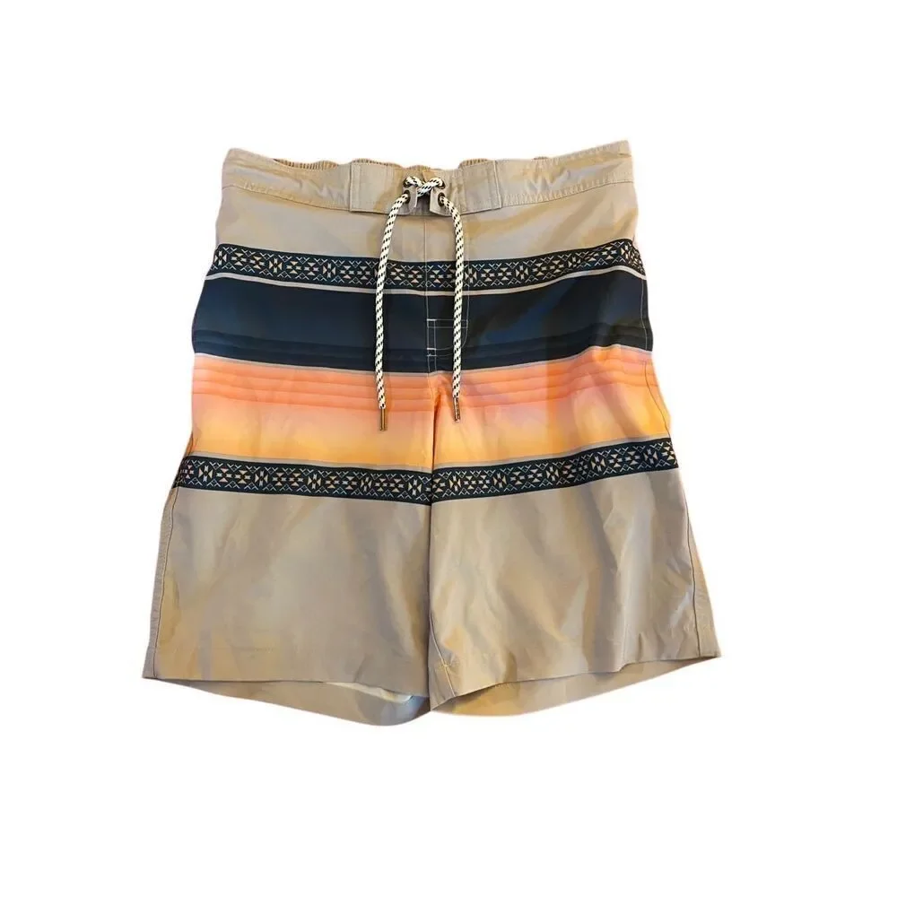 Sonoma men’s small multicolored, good for life E board swim trunks